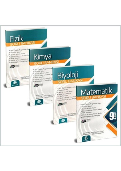 9. Sınıf Fizik Kimya – Biyoloji – Matematik Soru Seti 2025