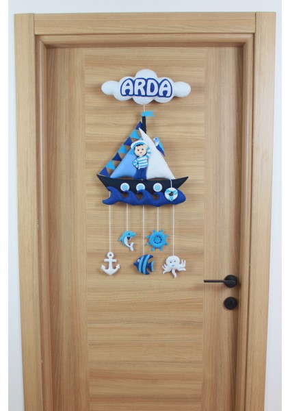 Arda Isimli Denizci Bebek ve Hastane Odası Kapı Süsü