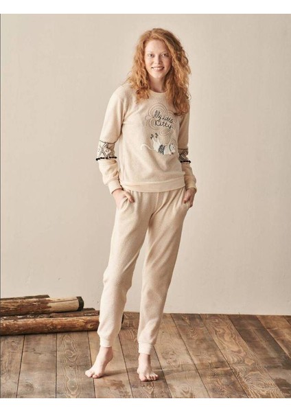 3950 Uzun Kollu Kadın Pijama Takımı