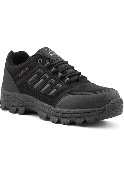 Incim ® | Xstepl Unisex Siyah Suya Soğuğa Dayanıklı Kaydırmaz Termo Taban Kışlık Trekking Kısa Bot