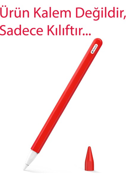 Apple Pencil (2. Nesil) Uyumlu Kılıf Renkli Mat Silikon Koruyucu fiyatları