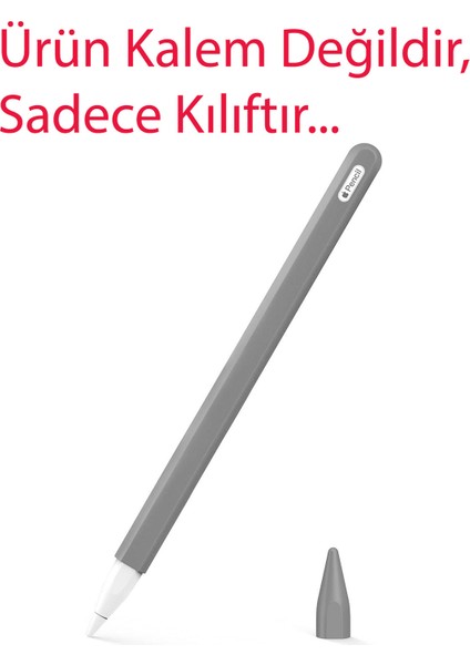 Apple Pencil (2. Nesil) Uyumlu Kılıf Renkli Mat Silikon Koruyucu fiyatları