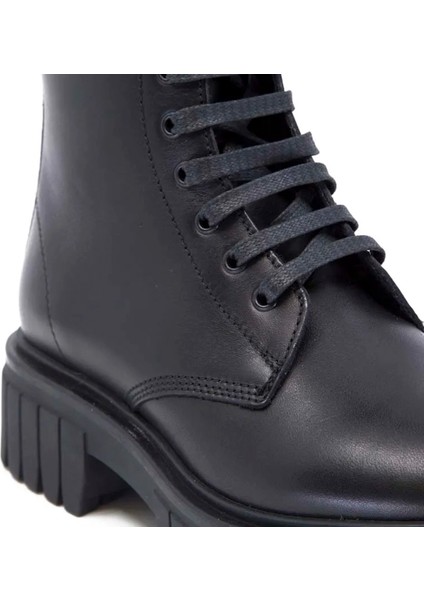 Kadın Bot 86L4 Frau Poncho Boot With Wedge Outsole Nero