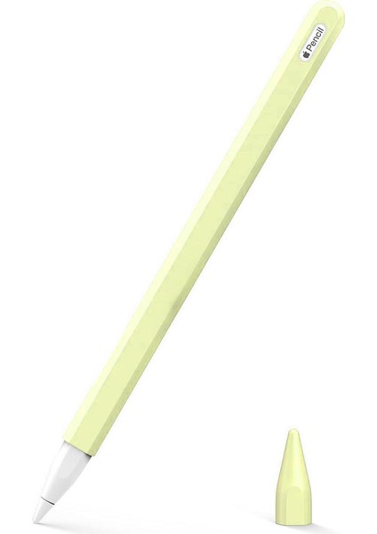 Apple Pencil (2. Nesil) Uyumlu Kılıf Renkli Mat Silikon Koruyucu