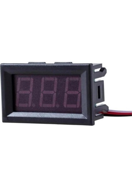 TLS Robotik 0.56 Inç 0-30V 3 Kablolu Dc Kırmızı Voltmetre