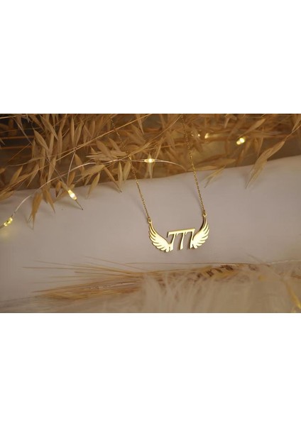 925 Ayar Gümüş Melek Rakamı Kolye fırsatları