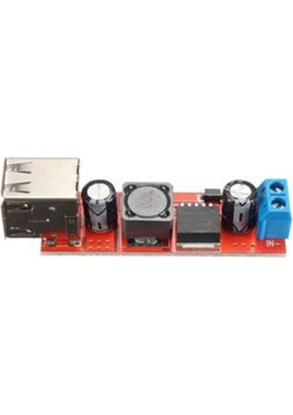 Çift USB Çıkışlı 9V/12V/24V/36V - 5V 3A Gerilim Azaltıcı Modülü
