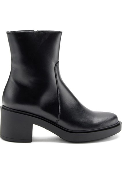 Kadın Bot 80L7 Frau Seta Boot With Heel Nero