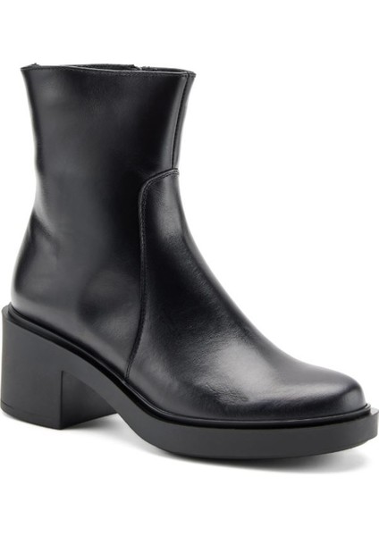 Kadın Bot 80L7 Frau Seta Boot With Heel Nero