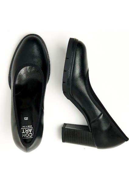 Kadın Topuklu 483700 3700 Camoscıo Nero