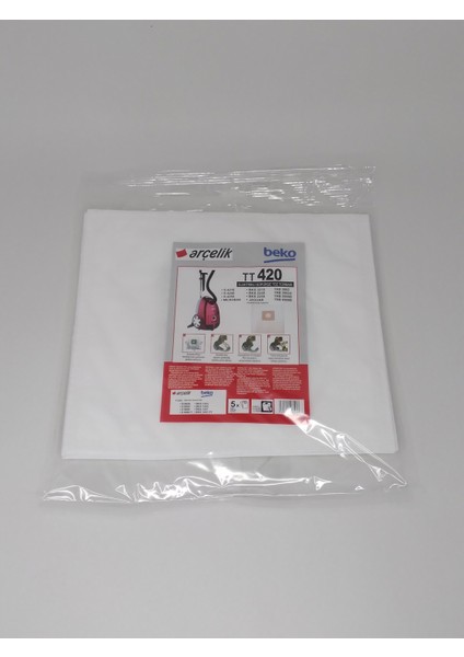 Arçelik-Beko TT420 Sentetik Toz Torbası(2 PAKET 10 ADET)