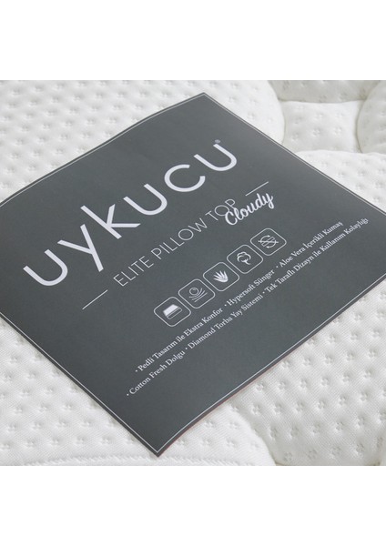 Uykucu Elite Pillow Top Cloudy Pedli Yatak