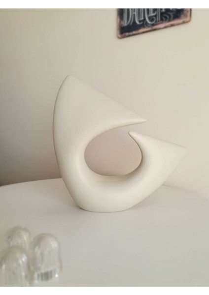 Seramik Vazo Açık Bej fırsatları