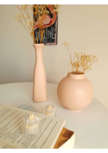 Seramik Vazo Ikili Set