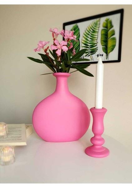 Seramik Vazo Ve Mumluk Ikili Set fiyatları