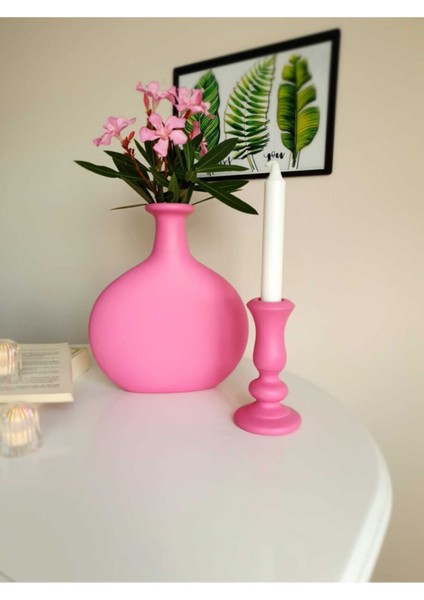 Seramik Vazo Ve Mumluk Ikili Set modelleri