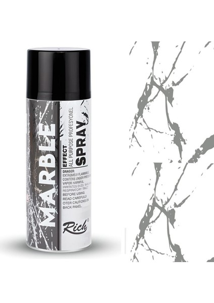 Mermer Efekti Sprey 200ML Gümüş