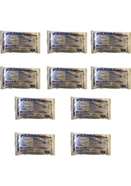 Submed - Serum Seti Lüer Lock Kilitli - 10 Adet