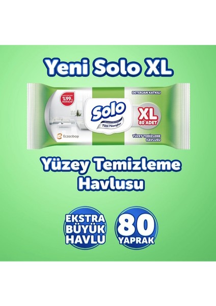 Xl Yüzey Temizleme Havlusu 80'li