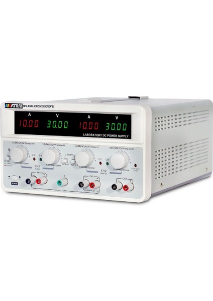 MPS-3010H-3 Ayarlı Dc Güç Kaynağı (30V-10A) (Çift Kanal)