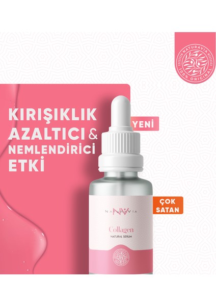 NaturaVia Collagen Serum - İnce İfade Çizgileri İçin Cilt Bakım Serumu fırsatları