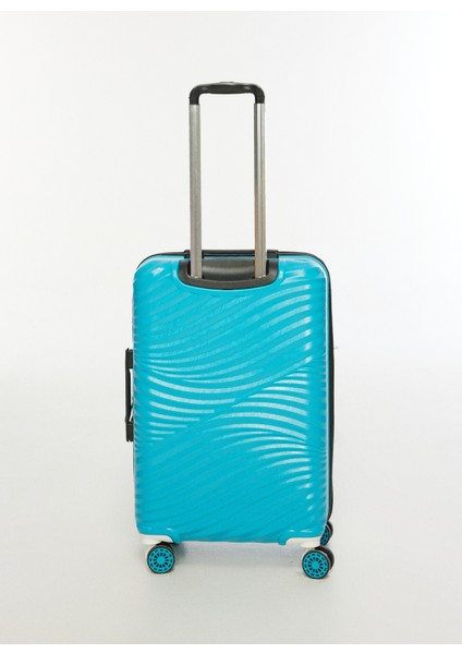 Nasa U.s Turkuaz Çekçekli Sert Valiz Sahara Orta modelleri