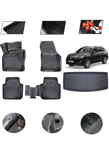 Seat Tarraco 7 Koltuk 2023 Model 4d Bagaj Paspas Set