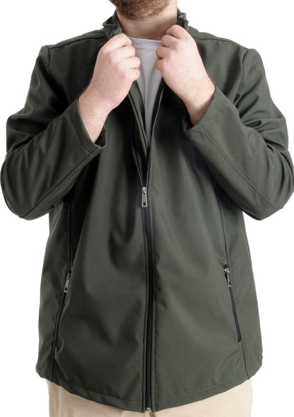 Büyük Beden Erkek Mont Basic Waterproof 21232 Haki fiyatları