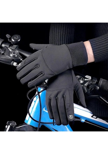 Motosiklet bisiklet eldiveni motorcu kışlık su itici softshel kumaş soğuktan koruma dokunmatik ekran motor eldiveni NX-5 fırsatları