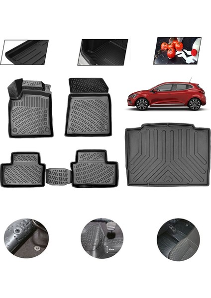 Renault Clio 5 2020 Model 4d Bagaj Paspas Set
