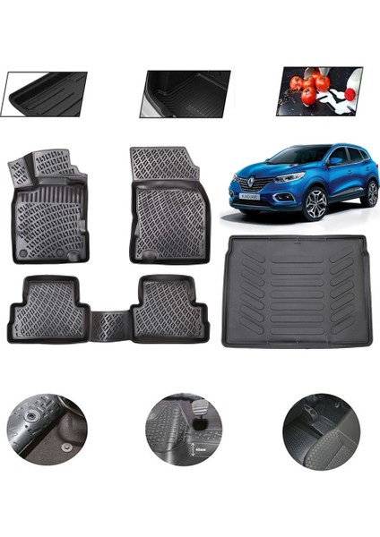 Renault Kadjar 2017 Model 4d Bagaj Paspas Set