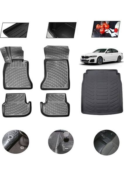 Bmw 5 Serisi F10 2014 Model 4d Bagaj Paspas Set