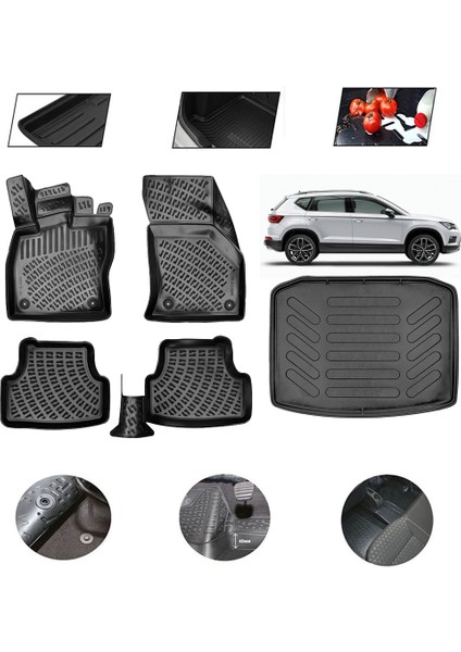 Seat Ateca 2025 Model 4d Bagaj Paspas Set