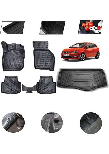 Seat Ibiza 2022 Model 4d Bagaj Paspas Set