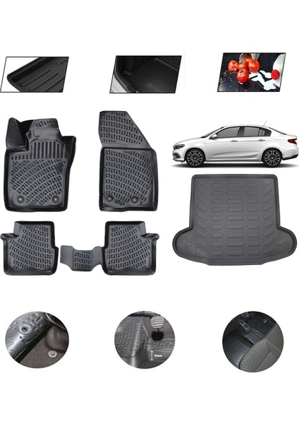 Fiat Egea Sedan 2024 Model 4d Bagaj Paspas Set