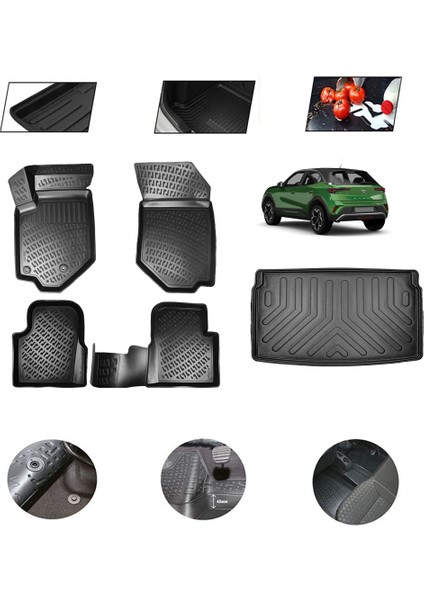 Opel Mokka Üst 2024 Model 4d Bagaj Paspas Set