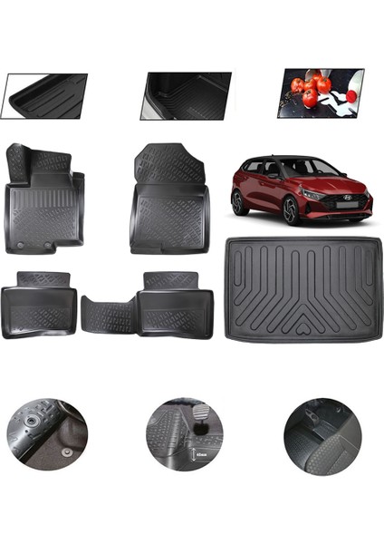 Hyundai I20 Elite Plus 2020 Model 4d Bagaj Paspas Set