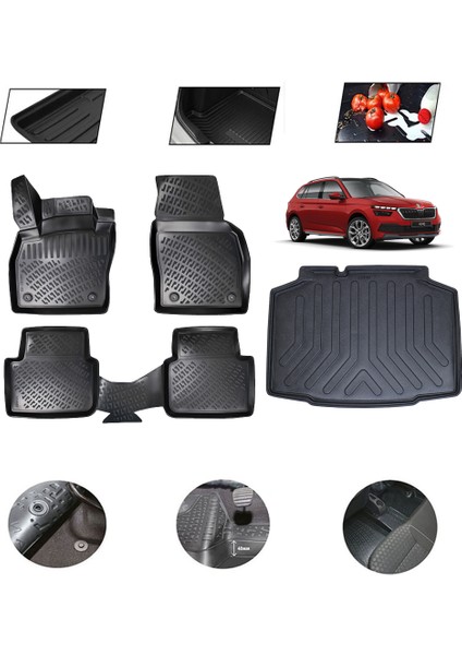 Skoda Kamiq 2025 Model 4d Bagaj Paspas Set