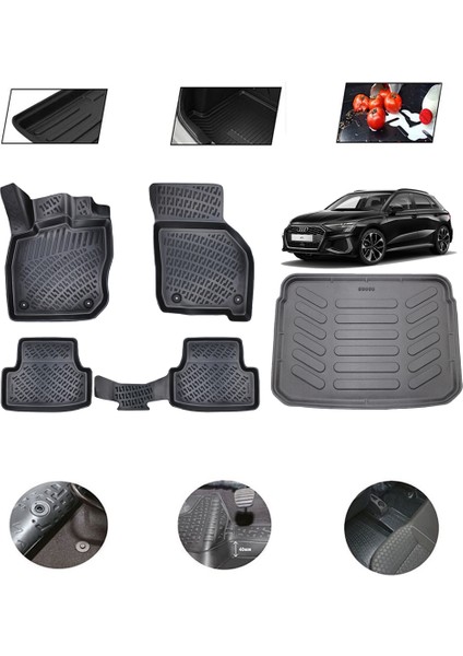 Audi A3 Hb 2024 Model 4d Bagaj Paspas Set