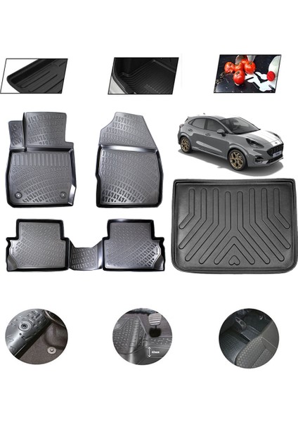 Ford Puma Üst 2024 Model 4d Bagaj Paspas Set
