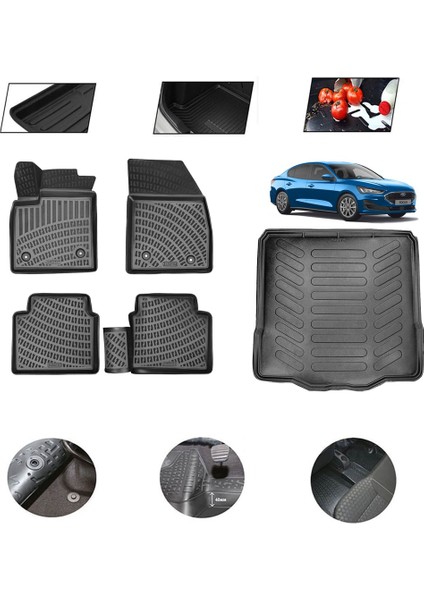 Ford Focus Sedan Tamir Kitli 2024 Model 4d Bagaj Paspas Set