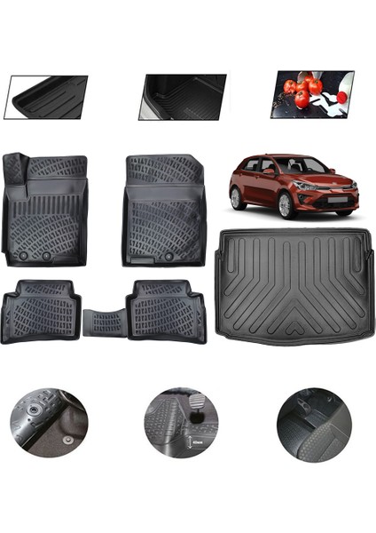 Kia Yeni Rio Hb 2021 Model 4d Bagaj Paspas Set