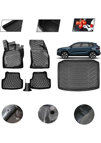 Skoda Karoq 2025 Model 4d Bagaj Paspas Set