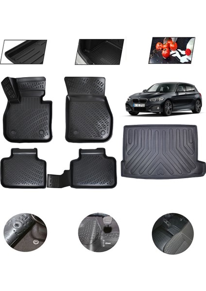 Bmw 1 Seri F40 Üst 2022 Model 4d Bagaj Paspas Set