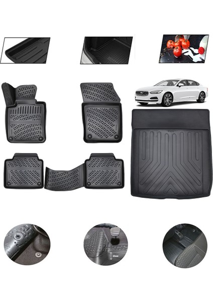Volvo S90 2019 Model 4d Bagaj Paspas Set