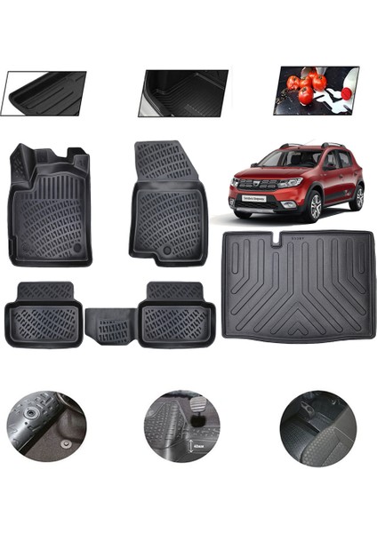 Dacia Sandero Prestige 2024 Model 4d Bagaj Paspas Set