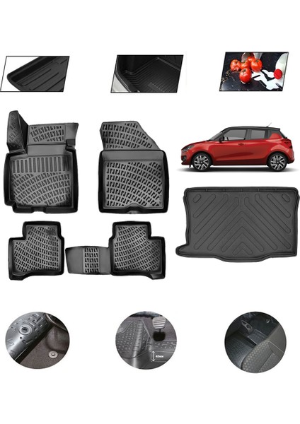 Suzuki Swift 2025 Model 4d Bagaj Paspas Set