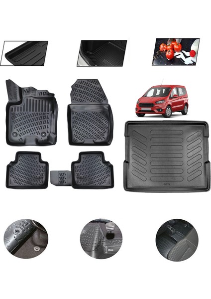 Ford Courier 2016 Model 4d Bagaj Paspas Set