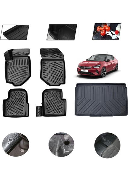 Opel Corsa F 2024 Model 4d Bagaj Paspas Set