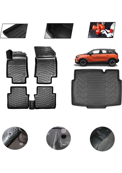 Opel Crossland 2017 Model 4d Bagaj Paspas Set